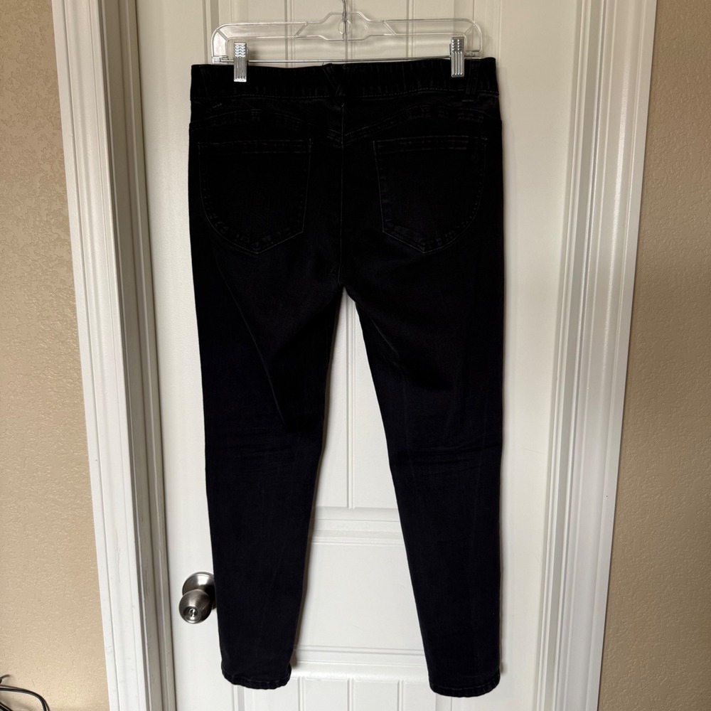 Democracy Skinny Jeans Women Size 8 Black Excellent Ab Technology Stretch Denim - Picture 4 of 7
